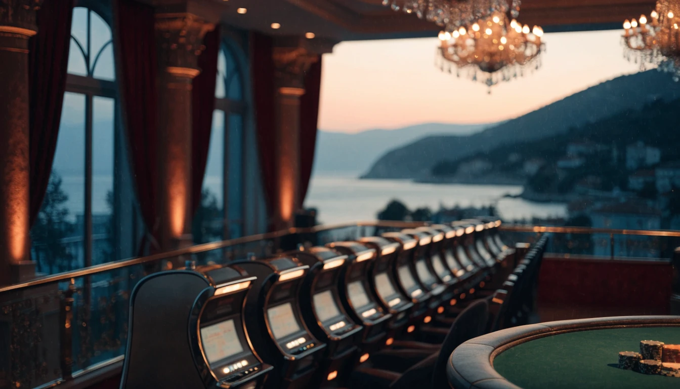 Luksuzni casino interijer u hrvatskom jadranskom resortu 2026.